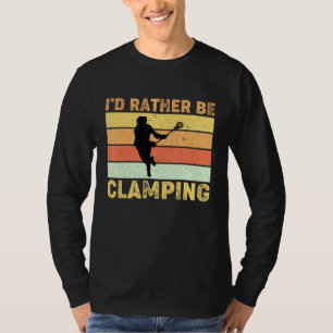 Lacrosse speler Coach ID liever te klemmen T-shirt