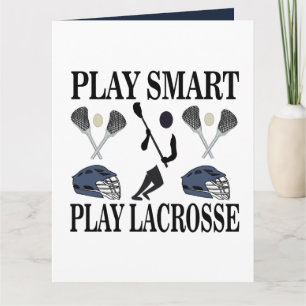 Lacrosse Speler Coach Teamsporten Groet Kaart