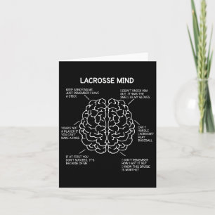 Lacrosse Speler Denk Uitspraken Hersenen Grappig K Kaart