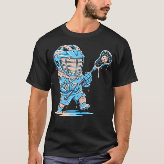 Lacrosse Speler Drip Ijs Drip T-shirt (Voorkant)