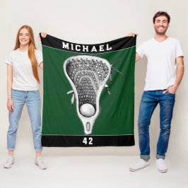 Lacrosse Speler Fleece Deken