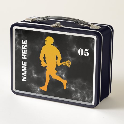 Lacrosse speler gepersonaliseerde naam (Voorkant)