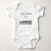 Lacrosse Speler in Opleiding | Aangepaste Lacrosse Romper (Voorkant)