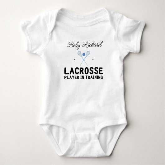 Lacrosse Speler in Opleiding | Aangepaste Lacrosse Romper (Voorkant)
