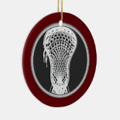 Lacrosse speler Keepsake Keramisch Ornament (Rechts)