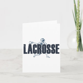 Lacrosse Speler Love Lax Atleet Coach Mannen Teen Kaart