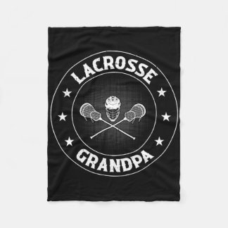 Lacrosse Speler Opa - Lacrosse Opa Fleece Deken