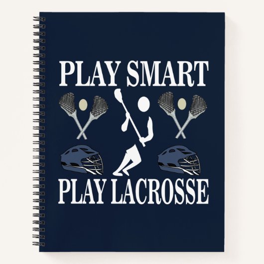 Lacrosse Speler Sport Notitieboek (Voorkant)