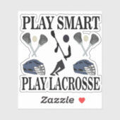 Lacrosse Speler Sport Sticker (Vel)