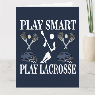 Lacrosse Speler Sportgroet Kaart
