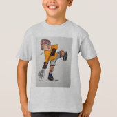 lacrosse speler t-shirt (Voorkant)