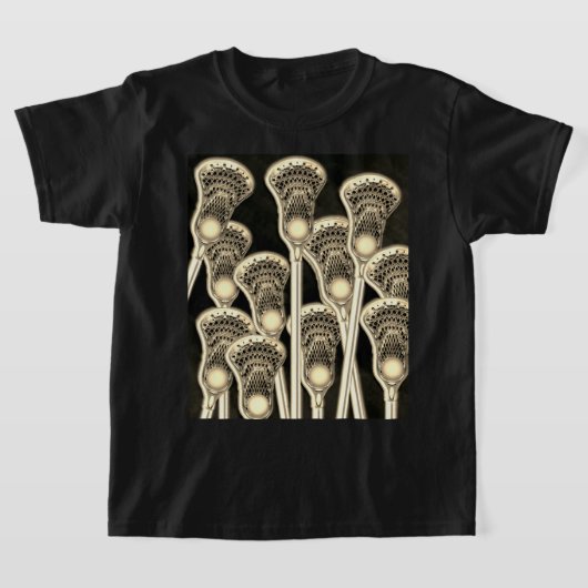 Lacrosse Speler T-Shirt (Laagn)