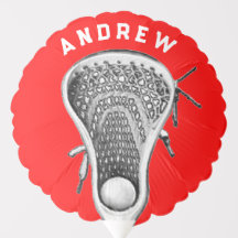 Lacrosse Speler Team Rood