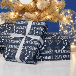 Lacrosse speler Verjaardag Cadeaupapier
