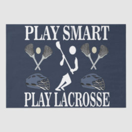 Lacrosse speler Verjaardag Tissuepapier