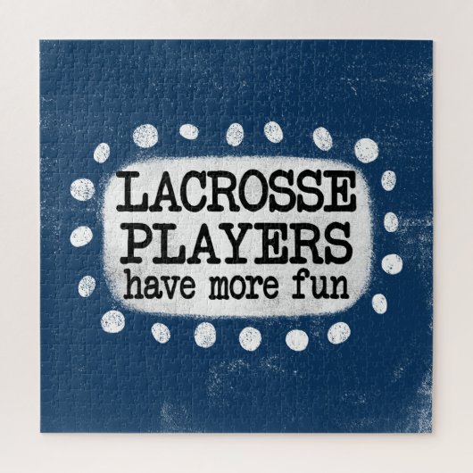 Lacrosse-spelers hebben meer leuke puzzel (Verticaal)