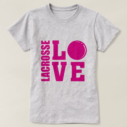 Lacrosse-spelers T-shirt (Design voorkant)