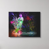 Lacrosse Splatter spread Canvas (Voorkant)