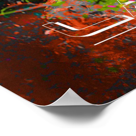 Lacrosse Splatter spread poster (Hoek)