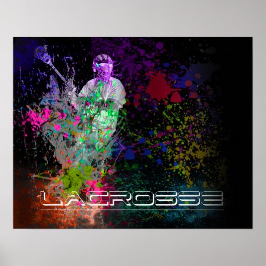 Lacrosse Splatter spread poster (Voorkant)