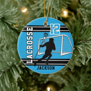 Lacrosse 🥍 Sport - Baby Blue Keramisch Ornament