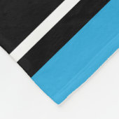 Lacrosse Sport - Babyblauw, wit, zwart Fleece Deken (Hoek)