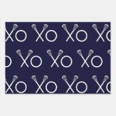 Lacrosse sport cadeaupapier vellen (Voorkant 3)