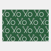 Lacrosse sport cadeaupapier vellen (Voorkant)