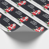 Lacrosse Sport Santa Cadeaupapier (Hoek)