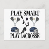 Lacrosse Sporten Briefkaart (Voorkant)