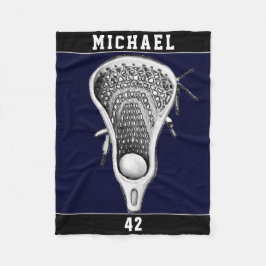 Lacrosse sporten fleece deken