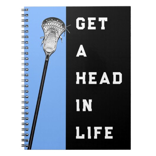 Lacrosse Sporten Notitieboek (Voorkant)