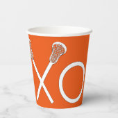 Lacrosse Sporten Papieren Bekers (Achterkant)