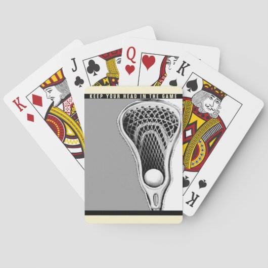Lacrosse Sporten Pokerkaarten (Achterkant)