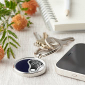 Lacrosse Sporten Sleutelhanger (Zijkant)