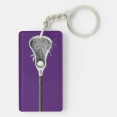 Lacrosse Sporten Sleutelhanger (achterkant)