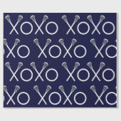 Lacrosse sportpapier cadeaupapier (Vlak)