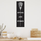 Lacrosse sportposter poster (Keuken)