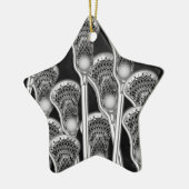 Lacrosse Sportprijs Keramisch Ornament (Links)