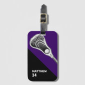 Lacrosse Sports Bagagelabel (Voorkant (verticaal))