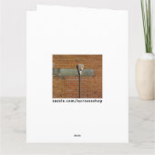 Lacrosse Sports Birthday Card Kaart (Achterkant)