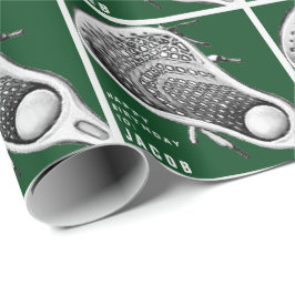 Lacrosse Sports Birthday Gift Cadeaupapier