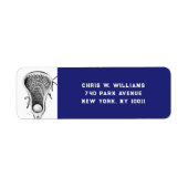 Lacrosse Sports Blue Etiket (Voorkant)