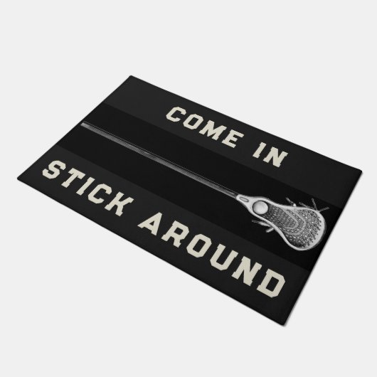 Lacrosse Sports Decor Doormat Deurmat (Schuin)