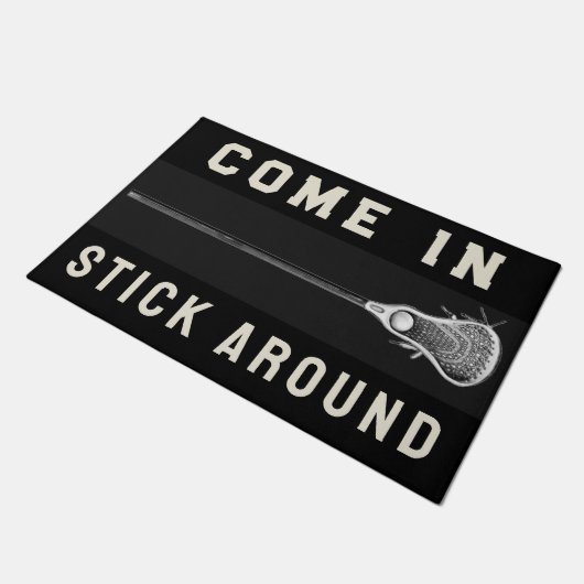 Lacrosse Sports Decor Doormat Deurmat (Schuin)