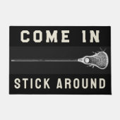 Lacrosse Sports Decor Doormat Deurmat (Voorkant)