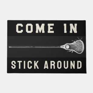 Lacrosse Sports Decor Doormat Deurmat