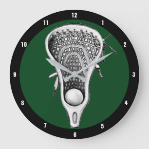Lacrosse Sports Decor Grote Klok