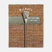 Lacrosse Sports Fleece Deken (Voorkant)