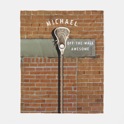 Lacrosse Sports Fleece Deken (Voorkant)